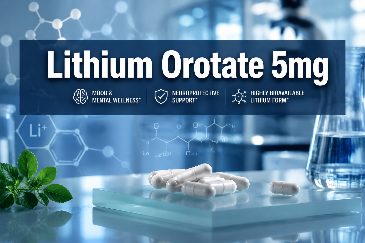 Lithium Orotate 5mg: Benefits, Dosage, Safety, and What Science Says